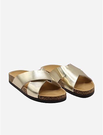 Mules à brides croisées