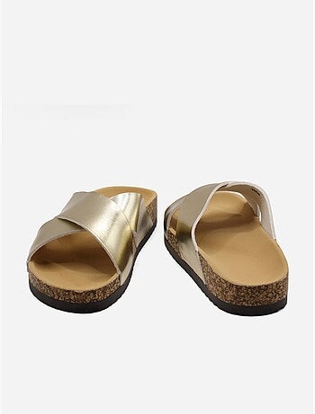 Mules à brides croisées