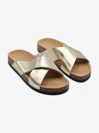 Mules à brides croisées