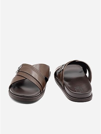 Mules à brides croisées