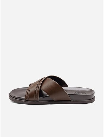 Mules à brides croisées