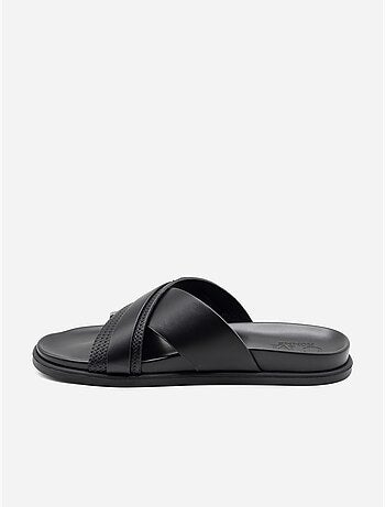 Mules à brides croisées