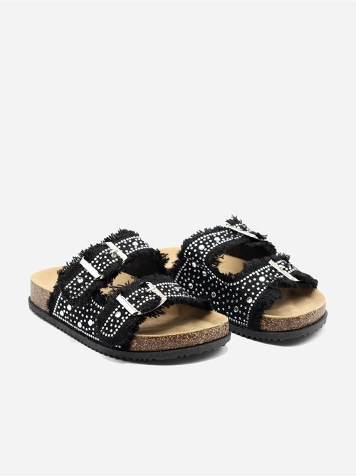 Mules à détail strass - Doremi - Kiabi