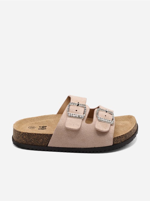 Mules à détail strass - Doremi - Kiabi