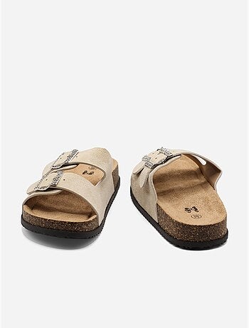 Mules à détail strass