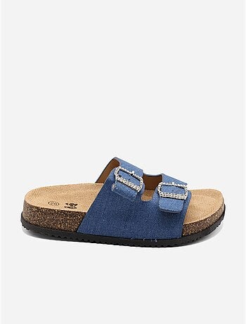 Mules à détail strass