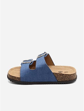 Mules à détail strass