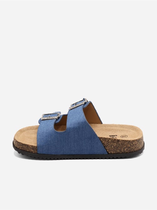 Mules à détail strass - Kiabi