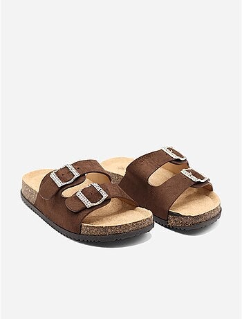 Mules à détail strass