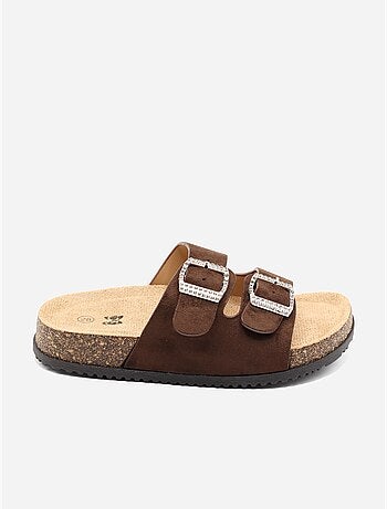 Mules à détail strass