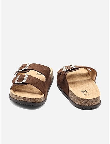 Mules à détail strass