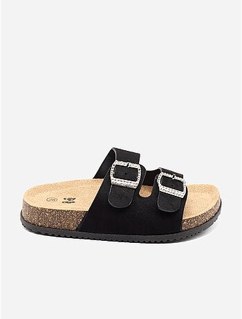 Mules à détail strass