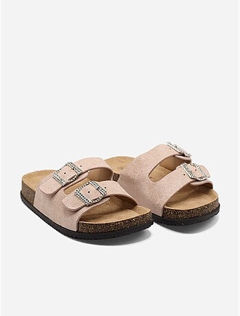 Mules à détail strass