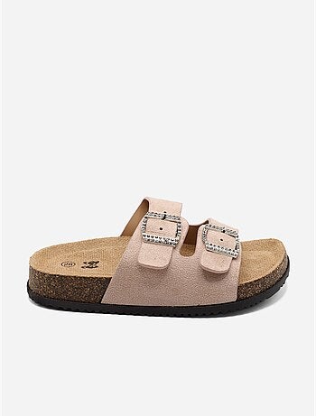 Mules à détail strass