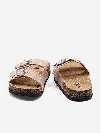 Mules à détail strass