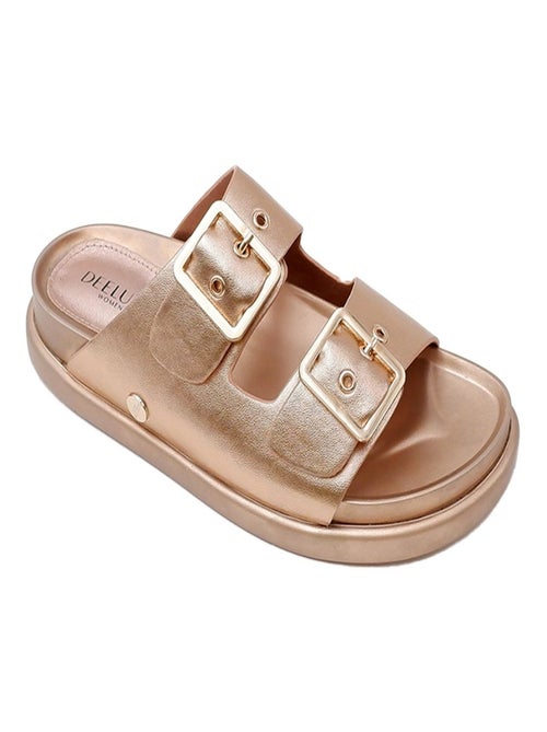 Mules à deux brides 'Deeluxe' - Kiabi