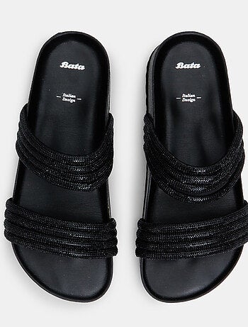 Mules à double bande BATA