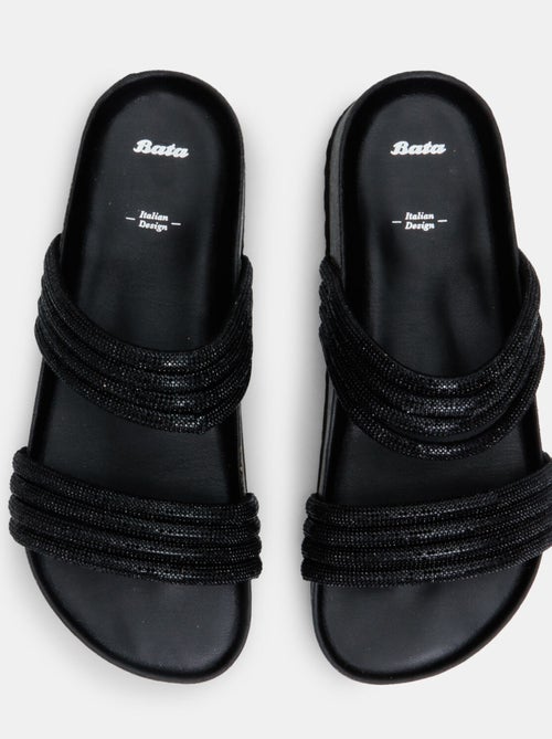 Mules à double bande BATA - Kiabi