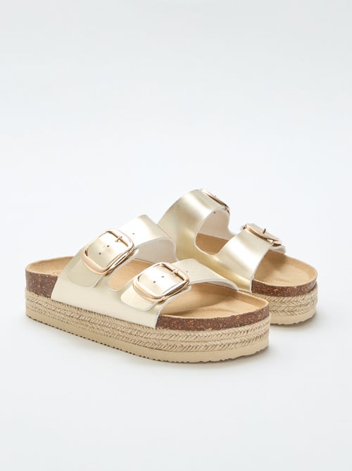 Mules à double bride - Kiabi