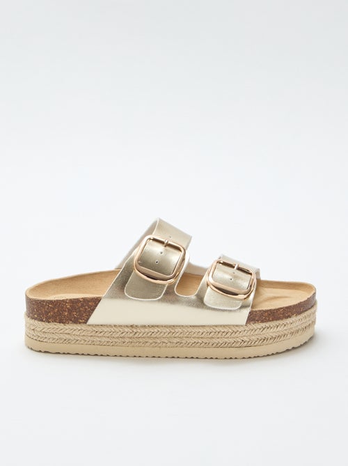 Mules à double bride - Kiabi