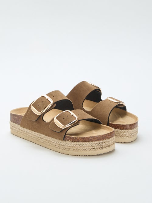 Mules à double bride - Kiabi