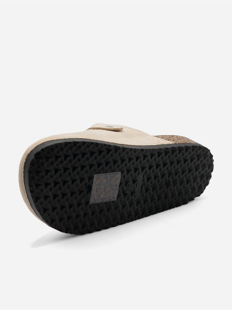 Mules à enfiler - C M Crème - Kiabi