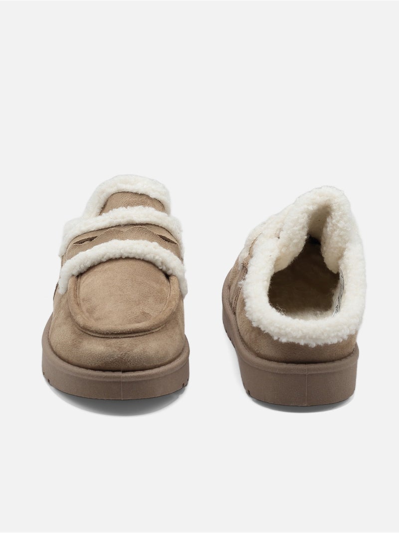 Mules à enfiler - C M Kaki - Kiabi