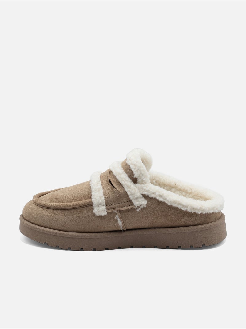 Mules à enfiler - C M Kaki - Kiabi