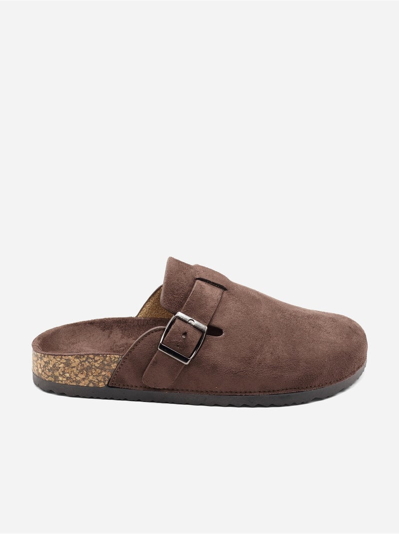 Mules à enfiler - C M Marron - Kiabi