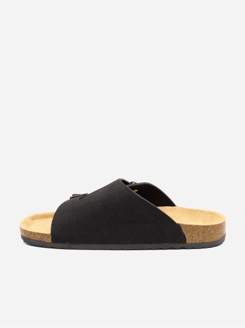 Mules à enfiler - C M Noir - Kiabi