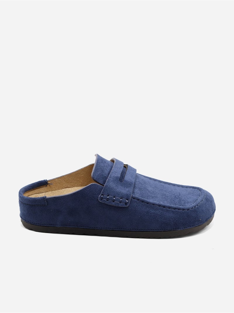 Mules à enfiler Bleu - Kiabi