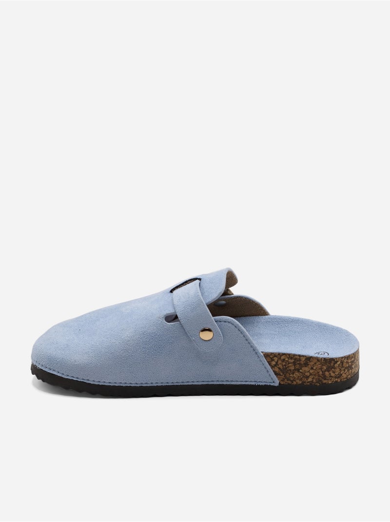 Mules à enfiler Bleu - Kiabi