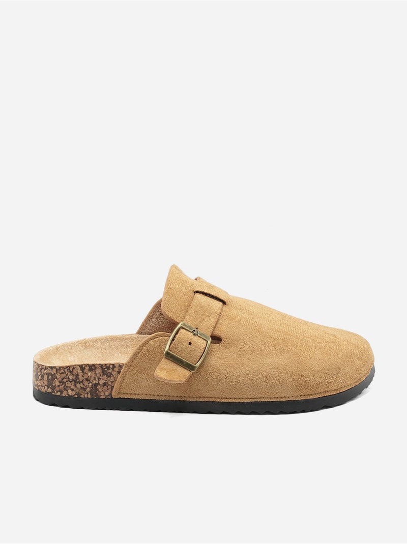 Mules à enfiler Camel - Kiabi
