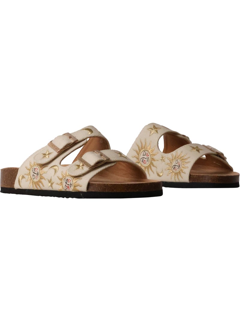 Mules à Enfiler Findlay Paris Beige - Kiabi