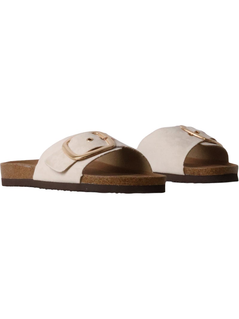 Mules à Enfiler Findlay Paris Beige - Kiabi