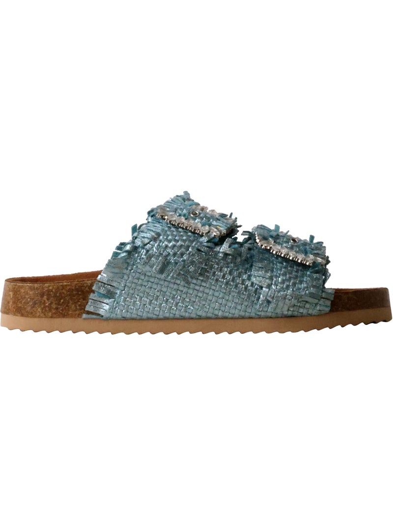 Mules à Enfiler Findlay Paris Bleu - Kiabi