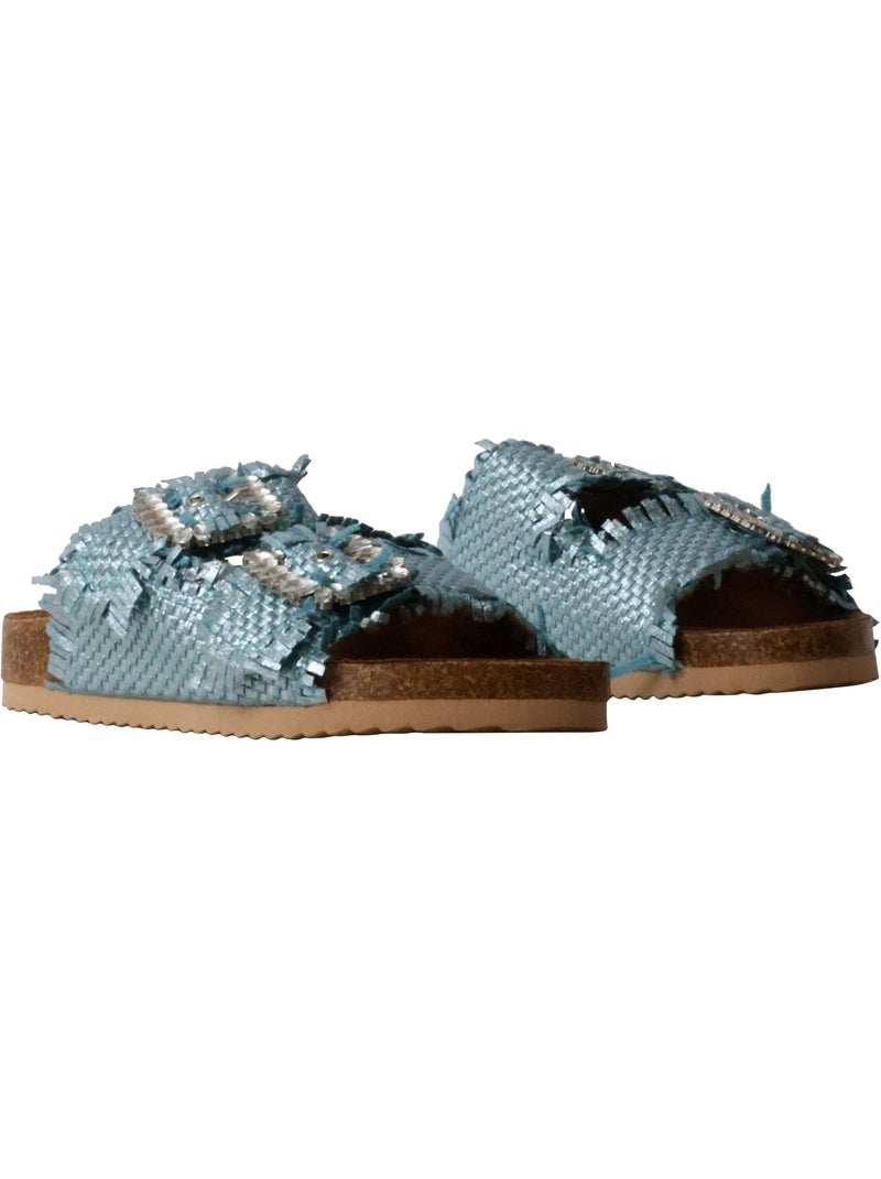 Mules à Enfiler Findlay Paris Bleu - Kiabi