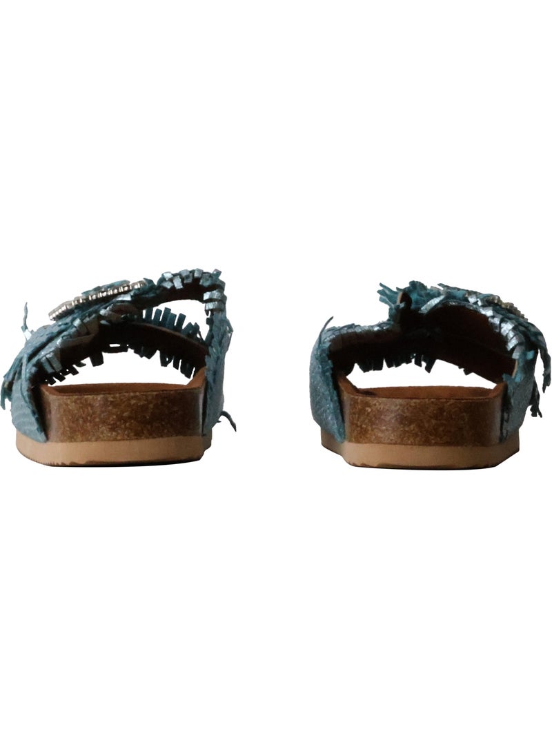 Mules à Enfiler Findlay Paris Bleu - Kiabi