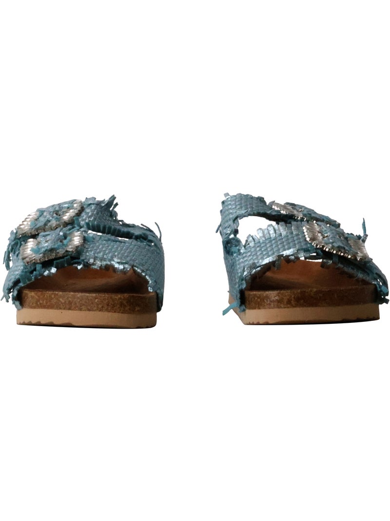 Mules à Enfiler Findlay Paris Bleu - Kiabi