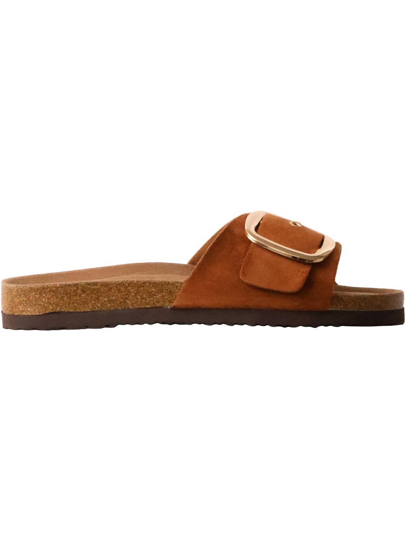 Mules à Enfiler Findlay Paris Camel - Kiabi