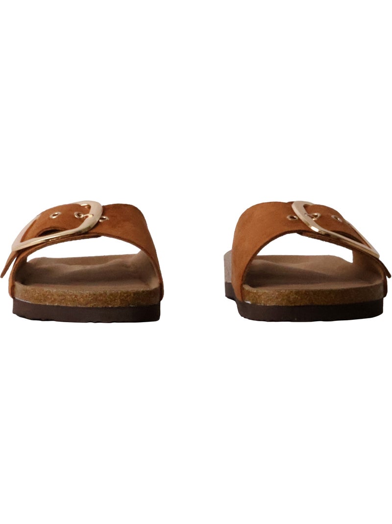 Mules à Enfiler Findlay Paris Camel - Kiabi