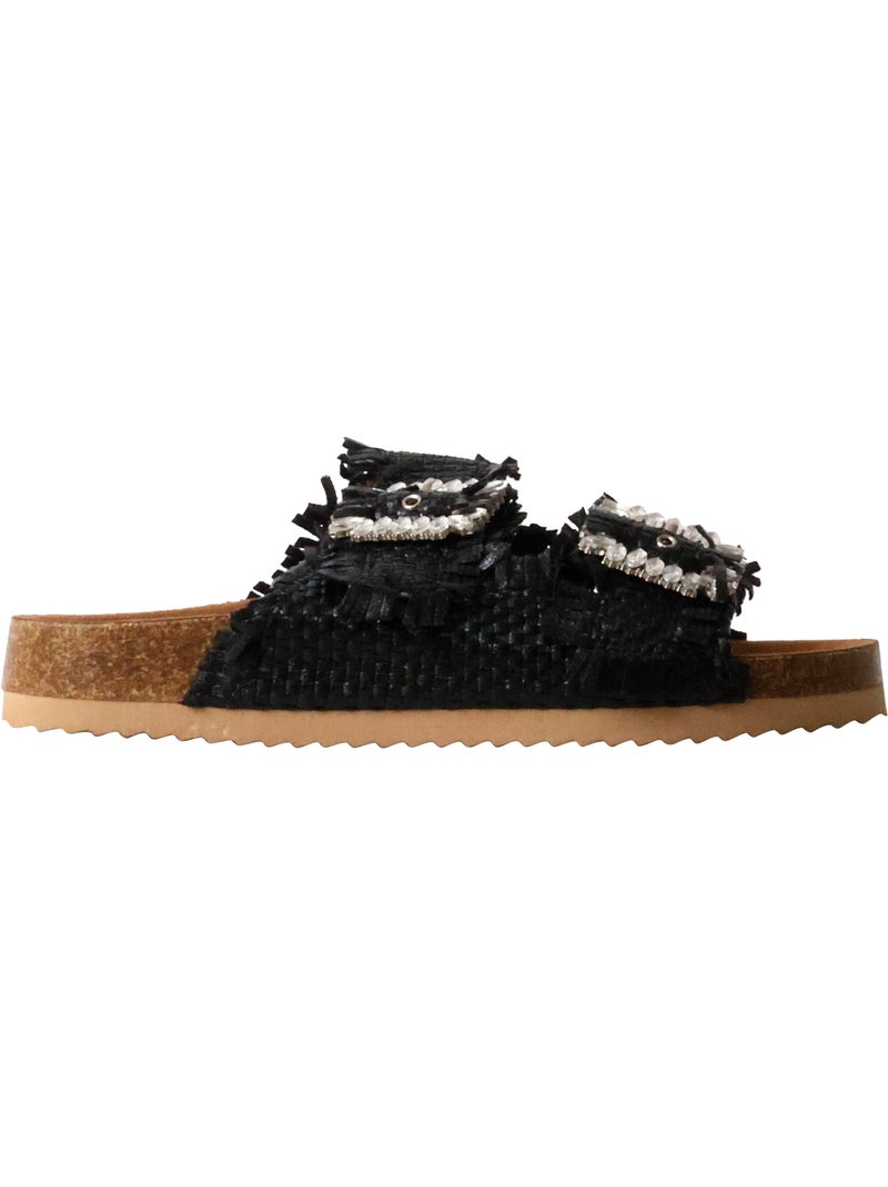 Mules à Enfiler Findlay Paris Noir - Kiabi
