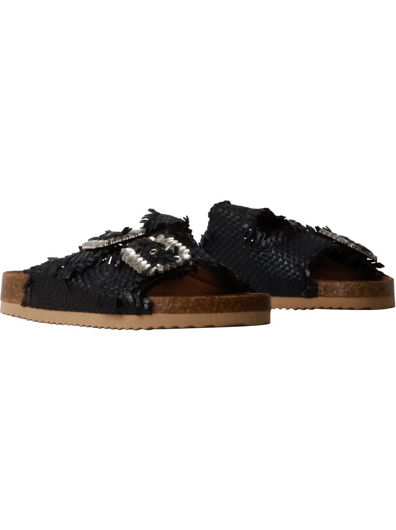Mules à Enfiler Findlay Paris Noir - Kiabi