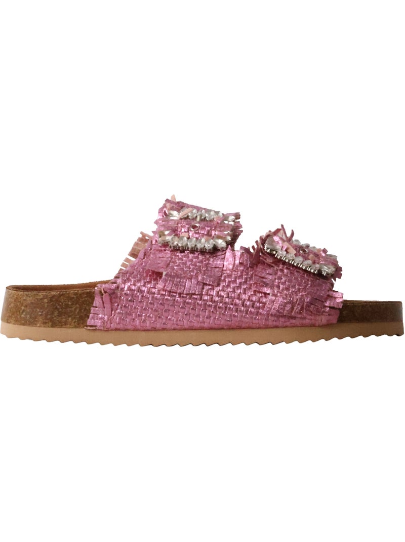 Mules à Enfiler Findlay Paris Rose - Kiabi