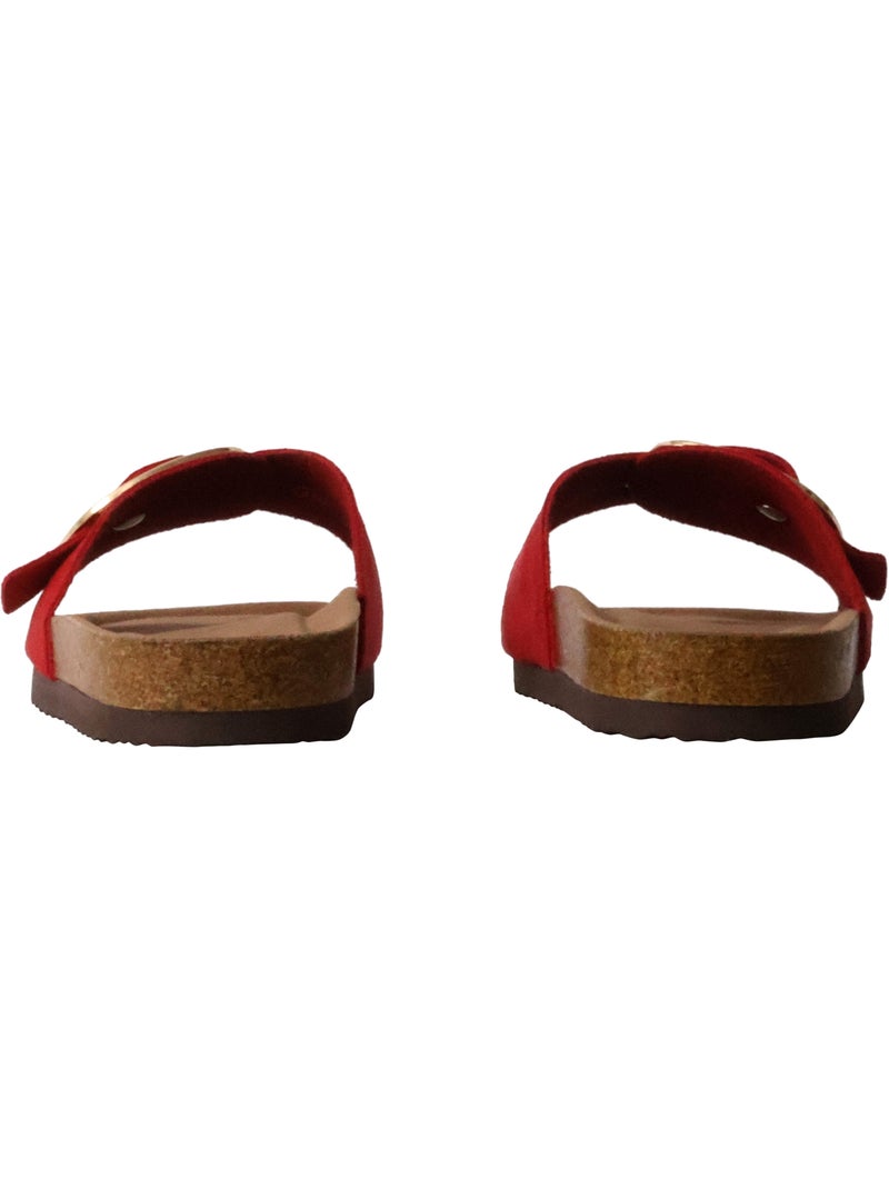 Mules à Enfiler Findlay Paris Rouge - Kiabi