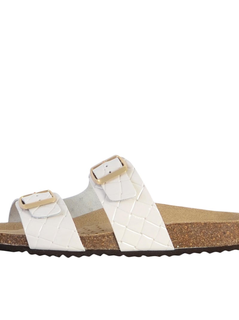 Mules à Enfiler Geox Brionia* Blanc - Kiabi