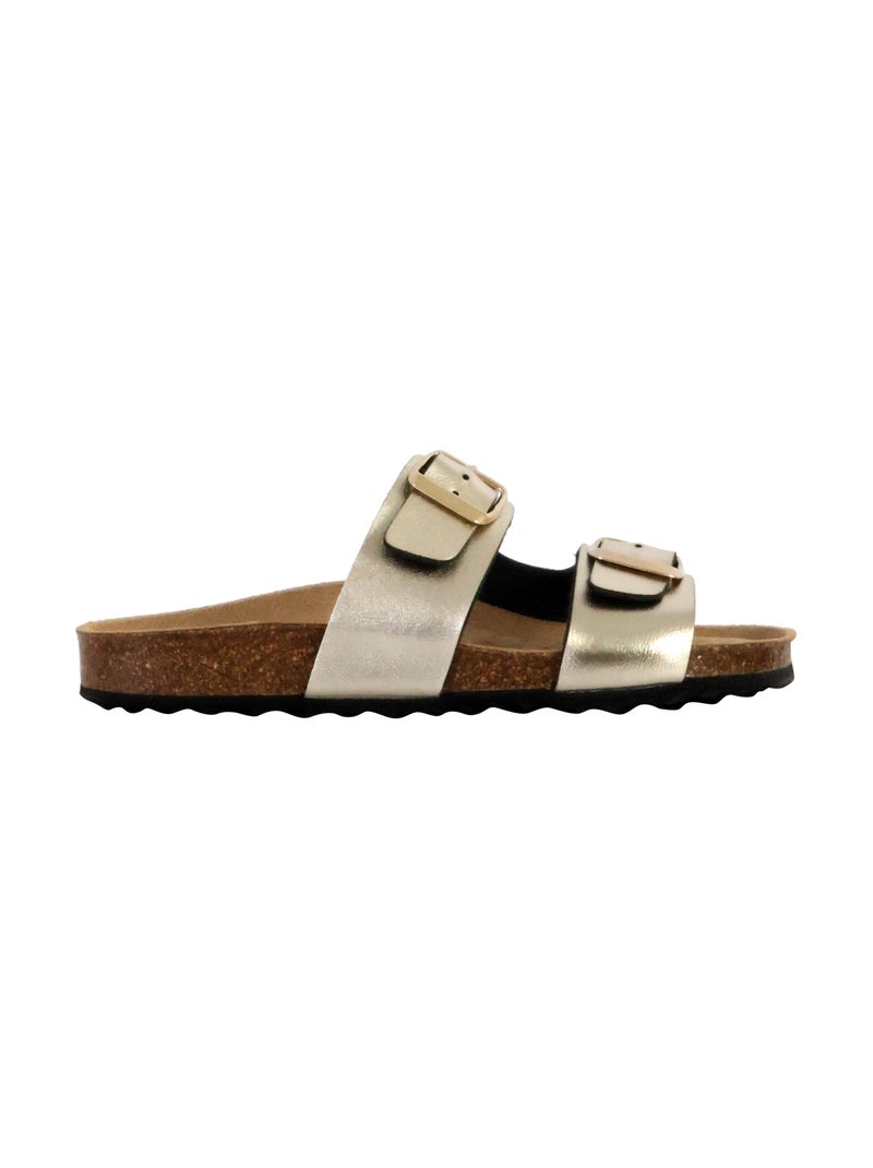 Mules à Enfiler Geox Brionia Doré/or - Kiabi