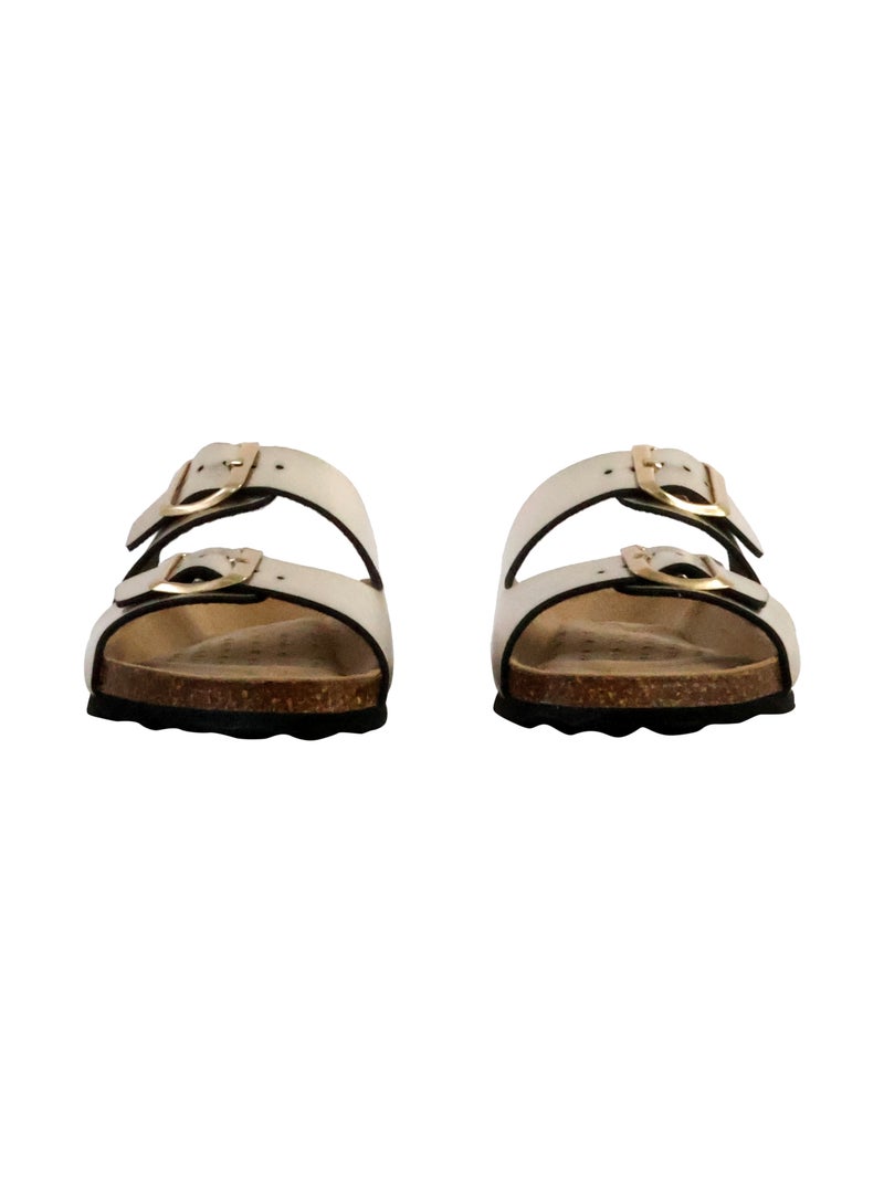 Mules à Enfiler Geox Brionia Doré/or - Kiabi