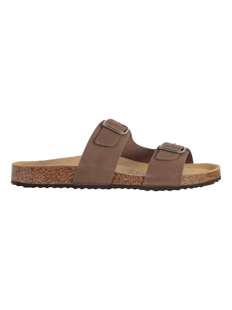 Mules à Enfiler Geox Brionia Marron - Kiabi