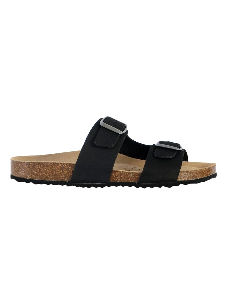 Mules à Enfiler Geox Brionia Noir - Kiabi